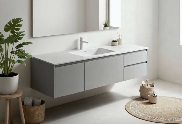 hauteur du meuble vasque